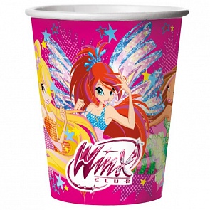 Набор из 6 стаканчиков с дизайном Винкс (Веселый праздник, ST-WX-06sim)